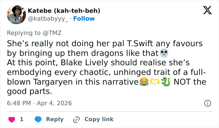 “She Lost Her Dragon”: Blake Lively’s Scathing Lawsuit Statement Sends Fans Into Frenzy