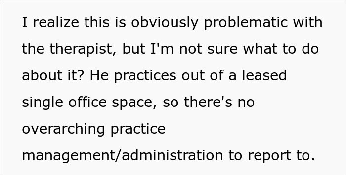 Woman Is Confused About How Coworkers Know So Much About Her, Turns Out Her Therapist Is Her Boss’s Husband