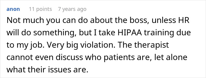 Woman Is Confused About How Coworkers Know So Much About Her, Turns Out Her Therapist Is Her Boss’s Husband