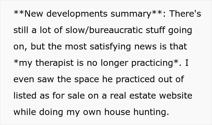 Woman Is Confused About How Coworkers Know So Much About Her, Turns Out Her Therapist Is Her Boss’s Husband