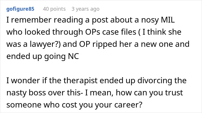 Woman Is Confused About How Coworkers Know So Much About Her, Turns Out Her Therapist Is Her Boss’s Husband