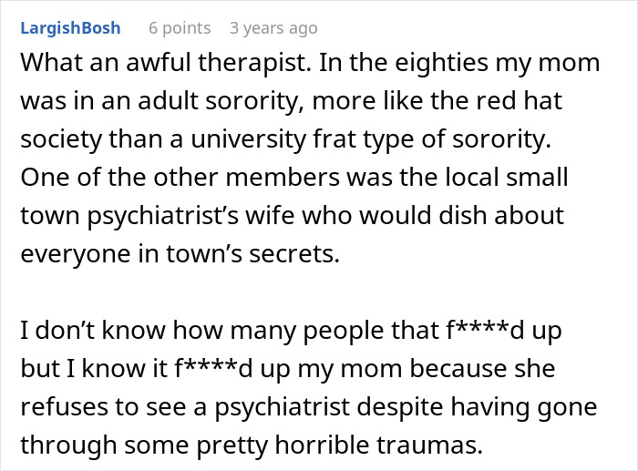 Woman Is Confused About How Coworkers Know So Much About Her, Turns Out Her Therapist Is Her Boss’s Husband