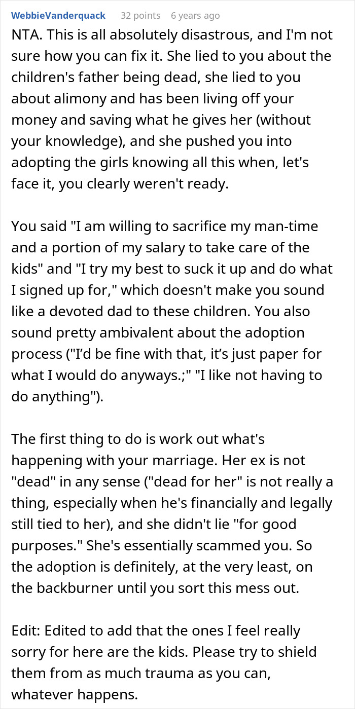 &ldquo;I Spied On Her&rdquo;: Man Refuses To Adopt Wife&rsquo;s Kids After Finding Out What She Was Hiding About Their Father