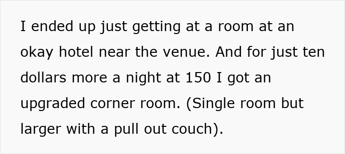 Person Refuses To Let Family Stay With Them And Their Husband After They Failed To Plan Ahead