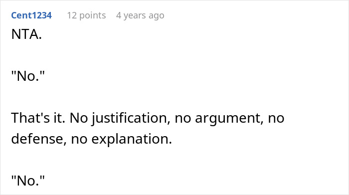 Person Refuses To Let Family Stay With Them And Their Husband After They Failed To Plan Ahead