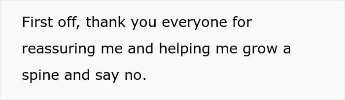 Person Refuses To Let Family Stay With Them And Their Husband After They Failed To Plan Ahead