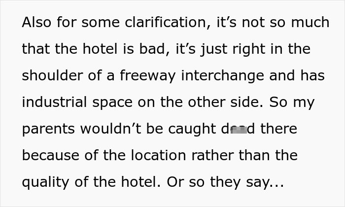 Person Refuses To Let Family Stay With Them And Their Husband After They Failed To Plan Ahead