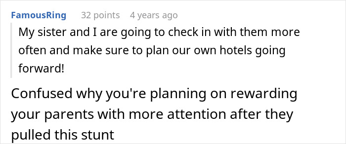 Person Refuses To Let Family Stay With Them And Their Husband After They Failed To Plan Ahead