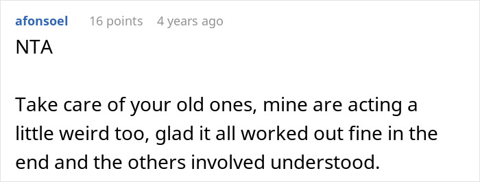 Person Refuses To Let Family Stay With Them And Their Husband After They Failed To Plan Ahead