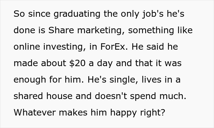 Man Thinks Best Friend Working As A Server Is “Low”, But Apparently Not Low Enough To Ask For Money Man Thinks Best Friend Working As A Server Is “Low”, But Apparently Not Low Enough To Ask For Money