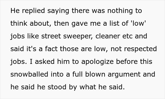 Man Thinks Best Friend Working As A Server Is “Low”, But Apparently Not Low Enough To Ask For Money Man Thinks Best Friend Working As A Server Is “Low”, But Apparently Not Low Enough To Ask For Money