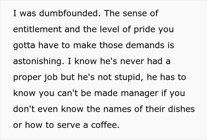 Man Thinks Best Friend Working As A Server Is “Low”, But Apparently Not Low Enough To Ask For Money Man Thinks Best Friend Working As A Server Is “Low”, But Apparently Not Low Enough To Ask For Money