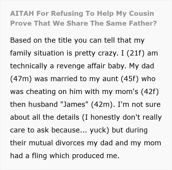 Confusing And Wild Family Dynamic Sparks Drama Over DNA Tests And Child Support Confusing And Wild Family Dynamic Sparks Drama Over DNA Tests And Child Support