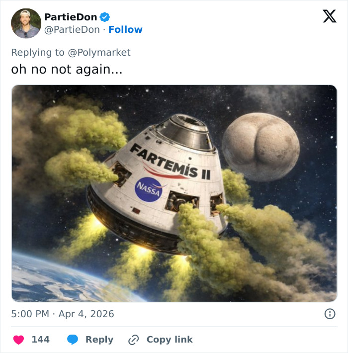 “Space Plumbing Strikes Again”: Artemis II Toilet Failure Sparks Hilarious Memes “Space Plumbing Strikes Again”: Artemis II Toilet Failure Sparks Hilarious Memes