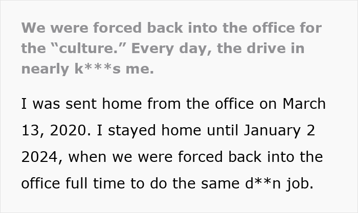 &ldquo;I Want To Go Home&rdquo;: Woman Doesn&rsquo;t Know How Long She&rsquo;ll Survive Her Commute After WFH Was Canceled