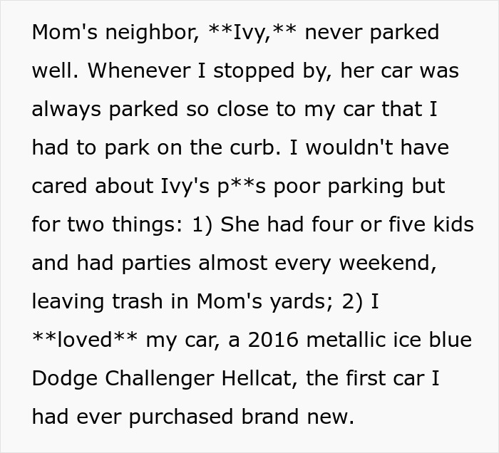 Entitled Woman Damages Guy’s Car Then Ignores Him, He Gets Her Bruised Kids Taken Away