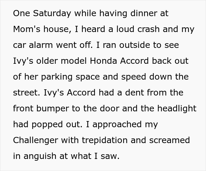 Entitled Woman Damages Guy’s Car Then Ignores Him, He Gets Her Bruised Kids Taken Away