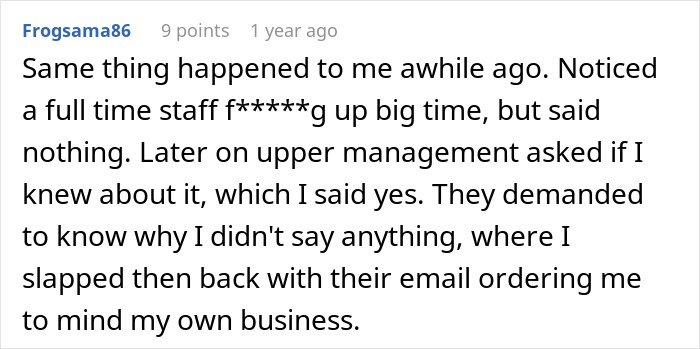 Management Chews Out Worker For Going The Extra Mile Instead Of Thanking Them, Regrets It Management Chews Out Worker For Going The Extra Mile Instead Of Thanking Them, Regrets It