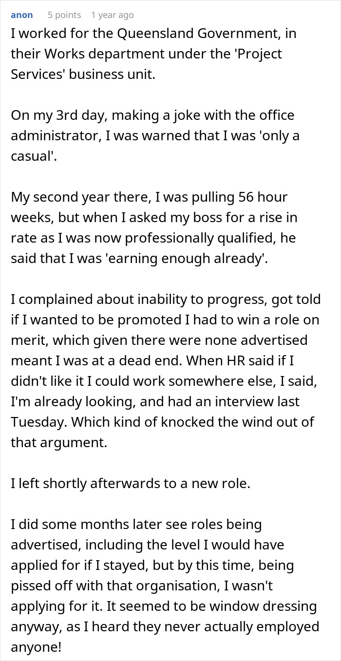 Management Chews Out Worker For Going The Extra Mile Instead Of Thanking Them, Regrets It Management Chews Out Worker For Going The Extra Mile Instead Of Thanking Them, Regrets It