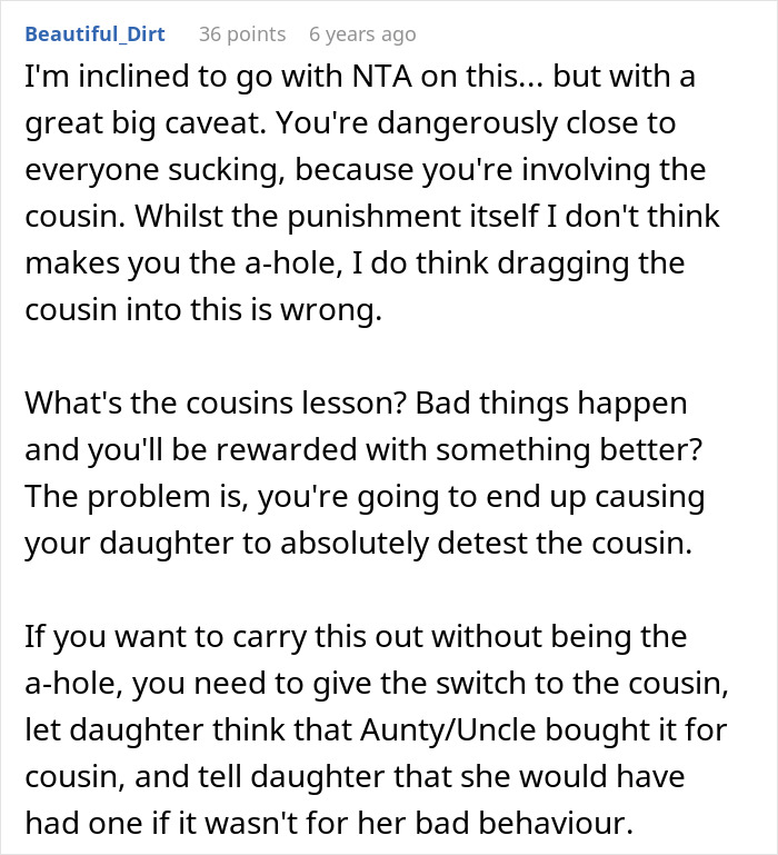 “Entitled” 10YO Steals Cousin’s Game Boy, Mom Decides To Teach Her A Painful Life Lesson “Entitled” 10YO Steals Cousin’s Game Boy, Mom Decides To Teach Her A Painful Life Lesson