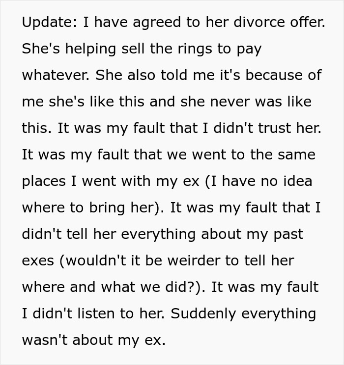 Man Can’t Fathom Wife’s Obsession Over His “Low-Class” Ex, 2 Months Of Marriage Ends In Divorce Man Can’t Fathom Wife’s Obsession Over His “Low-Class” Ex, 2 Months Of Marriage Ends In Divorce