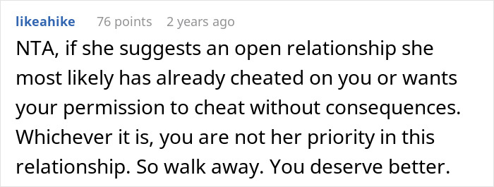 Guy Feels Pressured And Betrayed After GF Accuses Him Of Being Selfish For Closing Open Relationship Guy Feels Pressured And Betrayed After GF Accuses Him Of Being Selfish For Closing Open Relationship