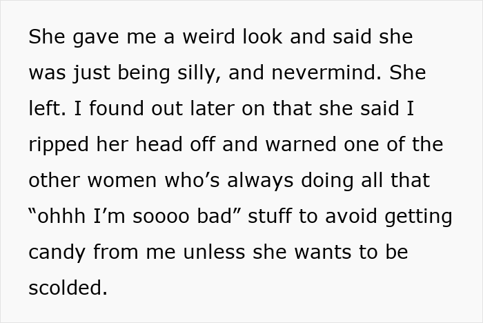 Lady Asks Coworker To Stop The “Ohhh I’m So Bad” Candy Routine, Whole Office Has Opinions About It
