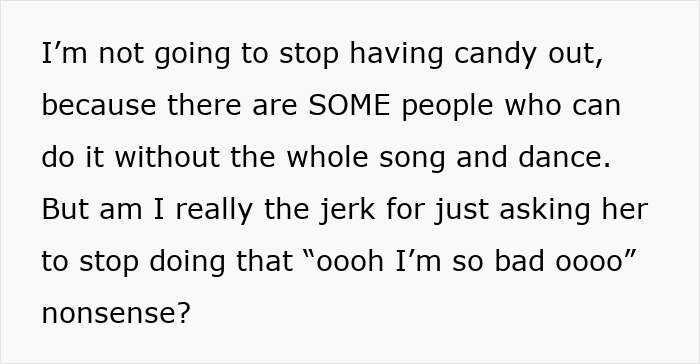 Lady Asks Coworker To Stop The “Ohhh I’m So Bad” Candy Routine, Whole Office Has Opinions About It