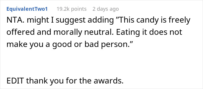 Lady Asks Coworker To Stop The “Ohhh I’m So Bad” Candy Routine, Whole Office Has Opinions About It