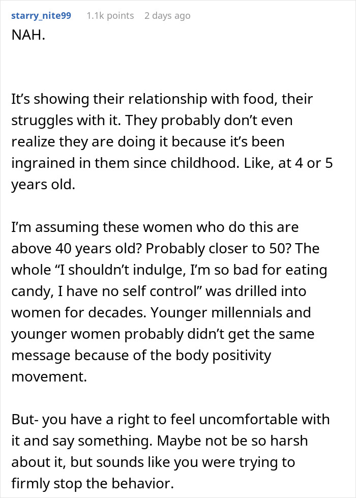 Lady Asks Coworker To Stop The “Ohhh I’m So Bad” Candy Routine, Whole Office Has Opinions About It