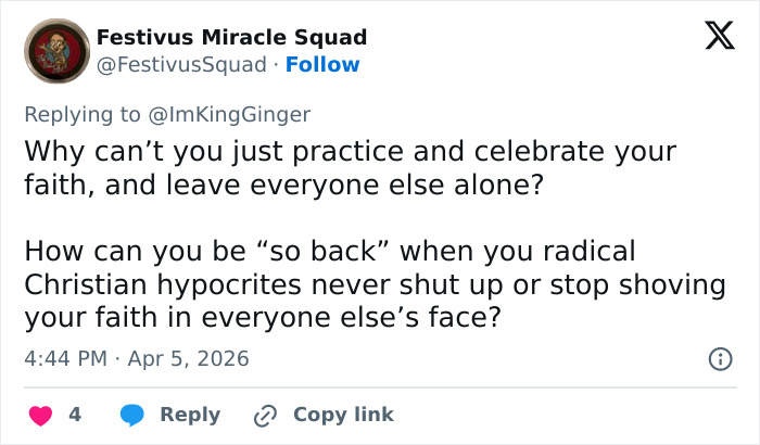 Man Claims Space Travel Is “Distinctly Christian” After Artemis II Broadcast&mdash;The Comments Did Not Disappoint