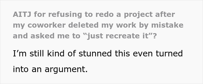 “She’s Sabotaging You”: Woman Deletes Colleague’s Project, Asks For A “Redo” Without Apology “She’s Sabotaging You”: Woman Deletes Colleague’s Project, Asks For A “Redo” Without Apology
