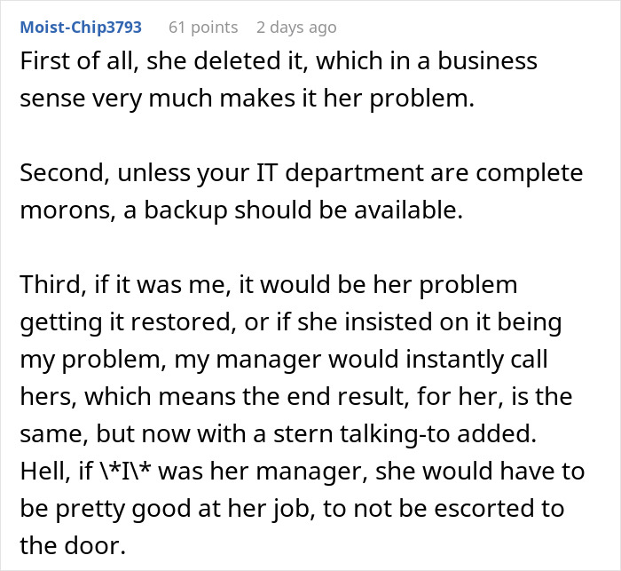 “She’s Sabotaging You”: Woman Deletes Colleague’s Project, Asks For A “Redo” Without Apology “She’s Sabotaging You”: Woman Deletes Colleague’s Project, Asks For A “Redo” Without Apology