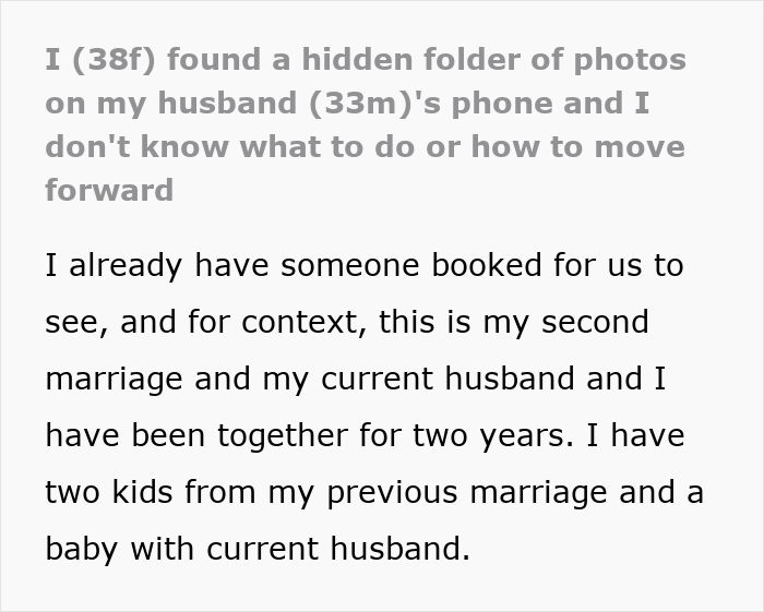 &ldquo;Creepy And Borderline Predatory&rdquo;: Wife Finds Husband&rsquo;s Hidden Folder, Issues An Ultimatum