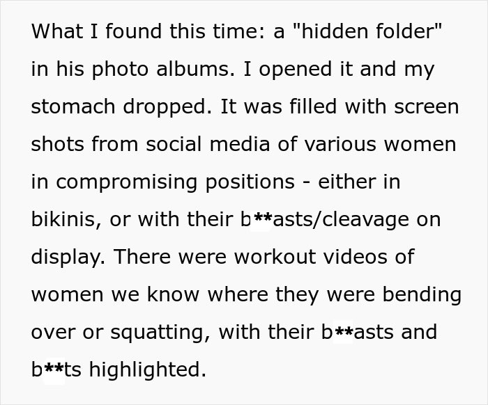 &ldquo;Creepy And Borderline Predatory&rdquo;: Wife Finds Husband&rsquo;s Hidden Folder, Issues An Ultimatum