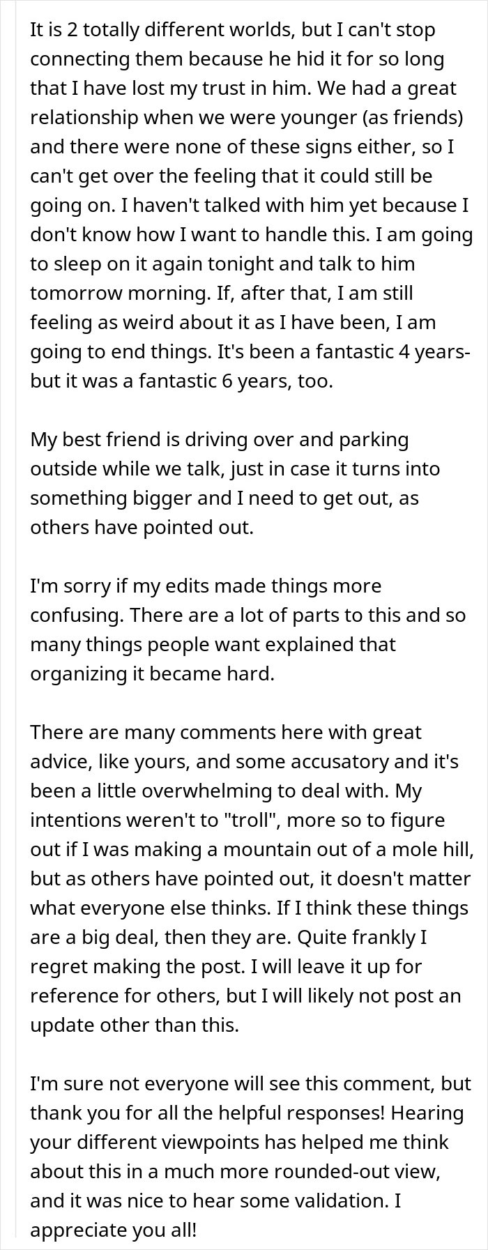 “It Started When We Were 12”: Man’s Creepy Confession Leaves GF Questioning Entire Relationship “It Started When We Were 12”: Man’s Creepy Confession Leaves GF Questioning Entire Relationship