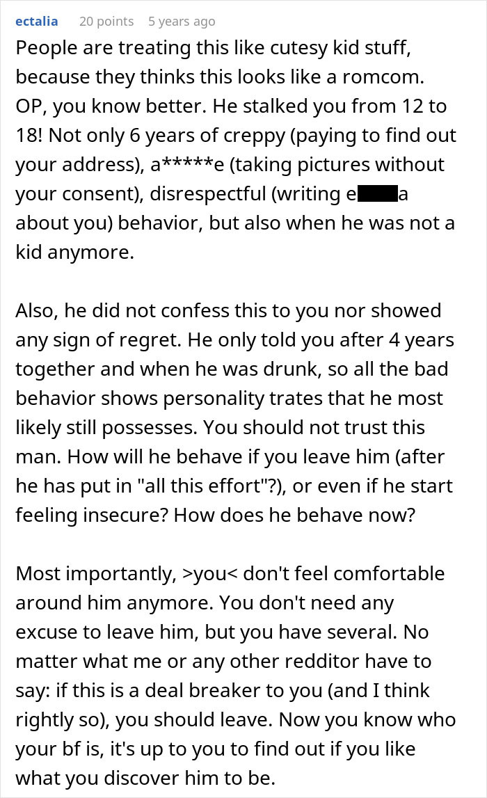 “It Started When We Were 12”: Man’s Creepy Confession Leaves GF Questioning Entire Relationship “It Started When We Were 12”: Man’s Creepy Confession Leaves GF Questioning Entire Relationship