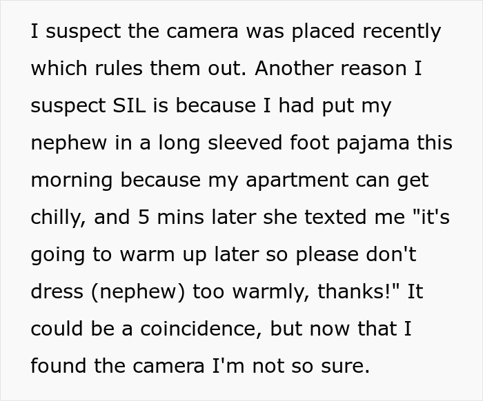 Woman Finds A Hidden Camera In Her Own Home, Suspects SIL Doesn’t Trust Her