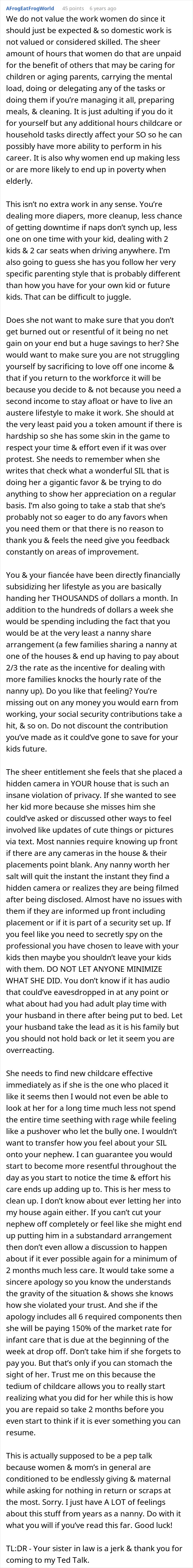 Woman Finds A Hidden Camera In Her Own Home, Suspects SIL Doesn’t Trust Her