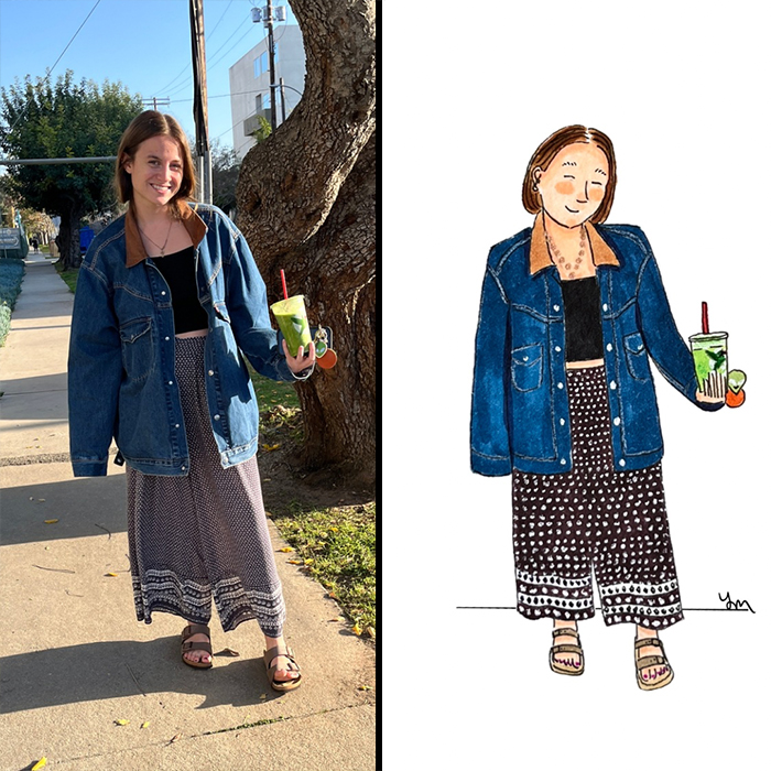 Artist Captures The Soul Of Los Angeles By Drawing 100 People She Met On The Street (34 Pics)