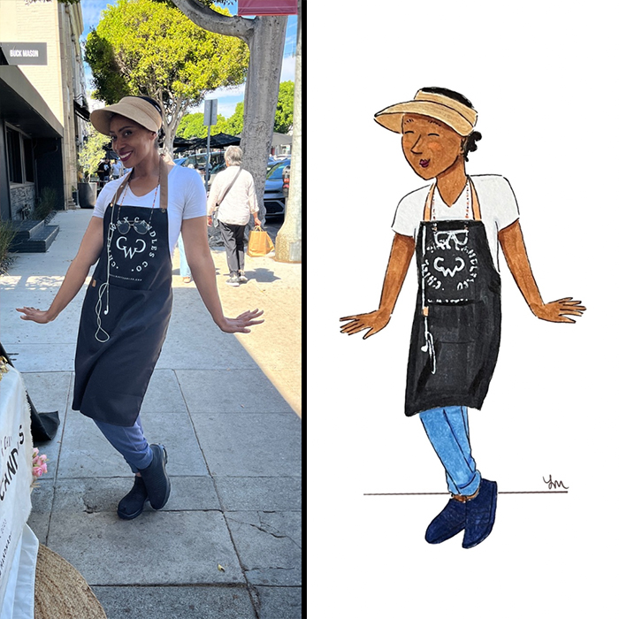 Artist Captures The Soul Of Los Angeles By Drawing 100 People She Met On The Street (34 Pics)