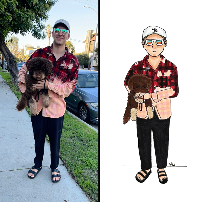 Artist Captures The Soul Of Los Angeles By Drawing 100 People She Met On The Street (34 Pics)
