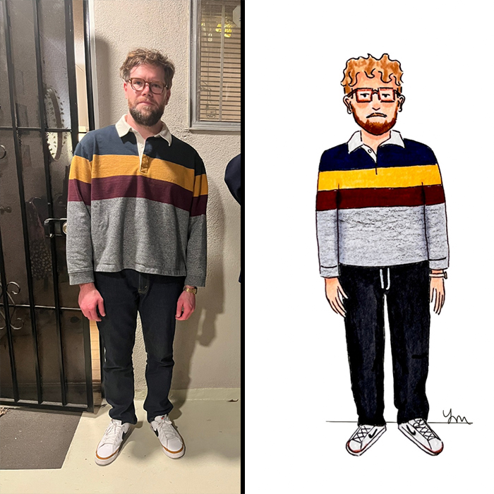 Artist Captures The Soul Of Los Angeles By Drawing 100 People She Met On The Street (34 Pics)