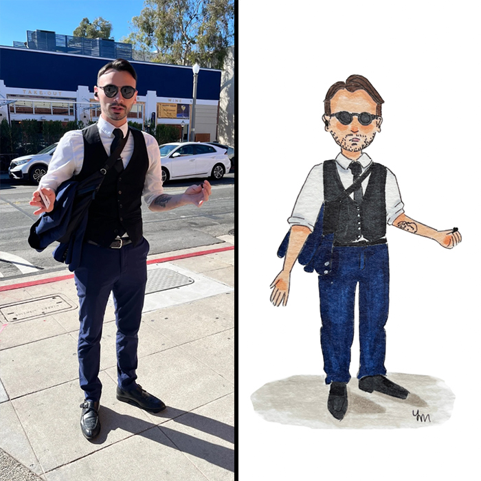 Artist Captures The Soul Of Los Angeles By Drawing 100 People She Met On The Street (34 Pics)