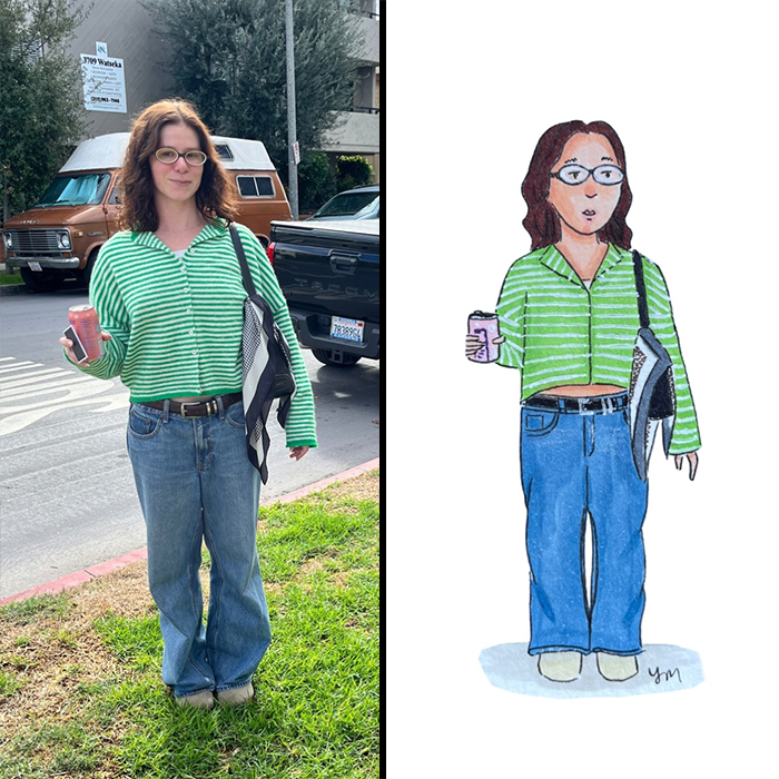 Artist Captures The Soul Of Los Angeles By Drawing 100 People She Met On The Street (34 Pics)