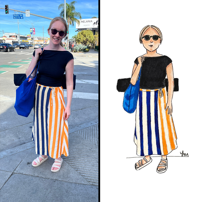 Artist Captures The Soul Of Los Angeles By Drawing 100 People She Met On The Street (34 Pics)