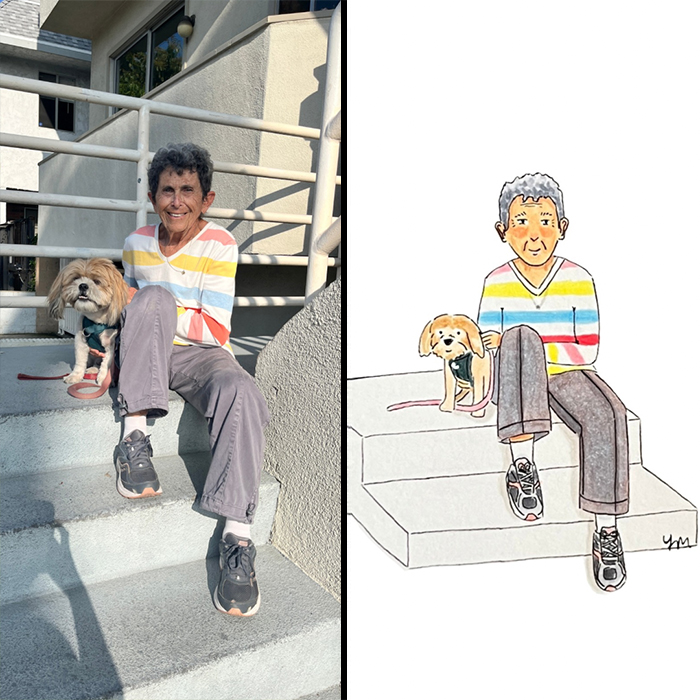 Artist Captures The Soul Of Los Angeles By Drawing 100 People She Met On The Street (34 Pics)