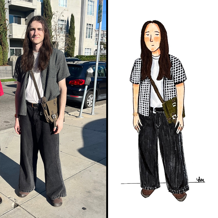Artist Captures The Soul Of Los Angeles By Drawing 100 People She Met On The Street (34 Pics)