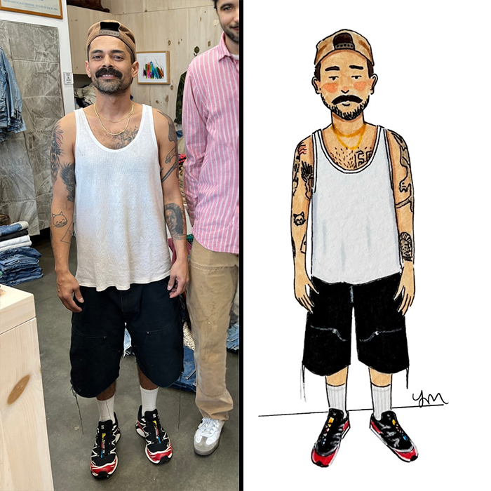 Artist Captures The Soul Of Los Angeles By Drawing 100 People She Met On The Street (34 Pics)