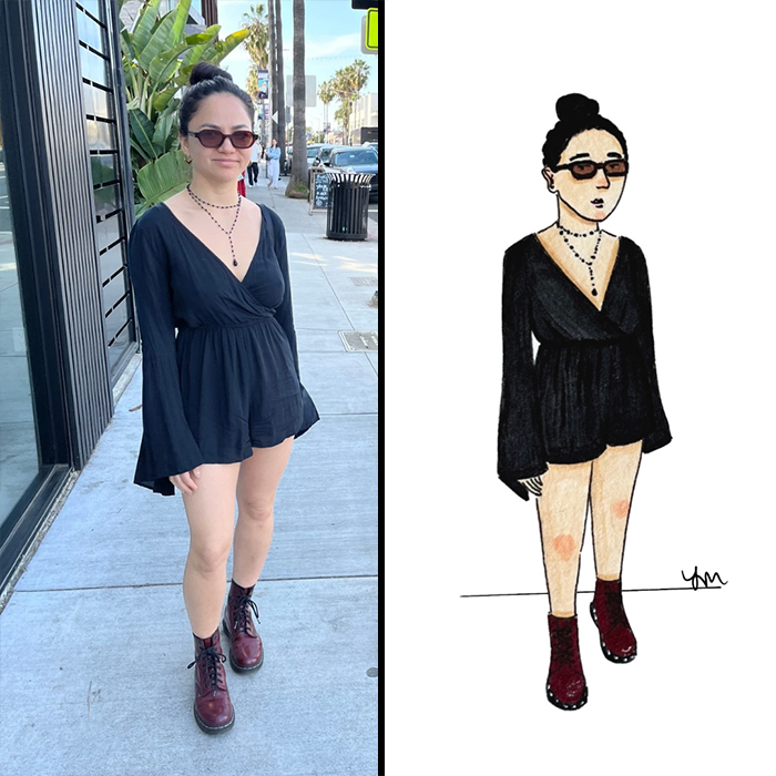 Artist Captures The Soul Of Los Angeles By Drawing 100 People She Met On The Street (34 Pics)